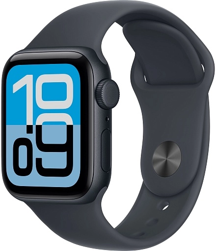 Apple Watch SE 3 40 мм, «тёмная ночь», ремешок цвета «тёмная ночь», размер M/L
